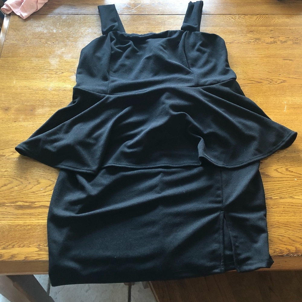 black dress